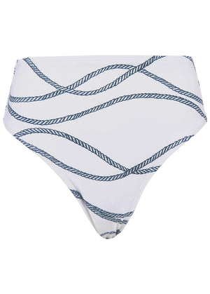 Tahiti Midi Bikini Bottom - Nautical Ropes - thumbnail-3